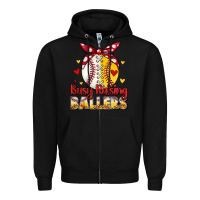 Black busy raising ballers Zipper Hoodie - JahusDesignShop