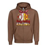 Chestnut busy raising ballers Zipper Hoodie - JahusDesignShop