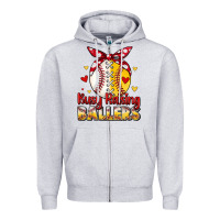 Heather Grey busy raising ballers Zipper Hoodie - JahusDesignShop
