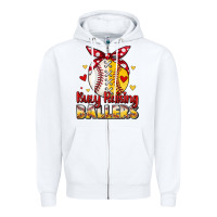 White busy raising ballers Zipper Hoodie - JahusDesignShop