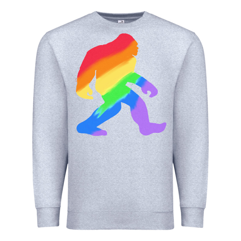 Bigfoot T  Shirt Rainbow Bigfoot T  Shirt Premium Sweatshirt by linhVisuals | Teevron