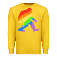 Lemon bigfoot t  shirt rainbow bigfoot t  shirt Premium Sweatshirt - linhVisuals