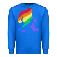 True Royal bigfoot t  shirt rainbow bigfoot t  shirt Premium Sweatshirt - linhVisuals