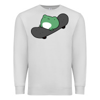 Skateboarding Frog Premium Sweatshirt | Teevron