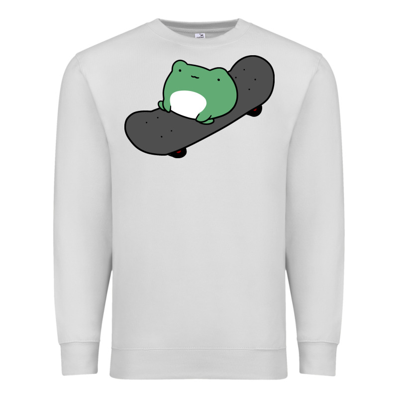 Skateboarding Frog Premium Sweatshirt by linhVisuals | Teevron