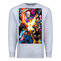Heather Grey x men 3 Premium Sweatshirt - linhVisuals