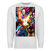 Oatmeal Heather x men 3 Premium Sweatshirt - linhVisuals