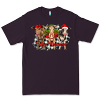 Plum feliz navidad heifers front view Premium Tee - RanaPortraitStore