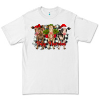 White feliz navidad heifers front view Premium Tee - RanaPortraitStore