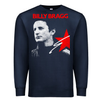 Navy billy bragg müsic Premium Sweatshirt - linhVisuals