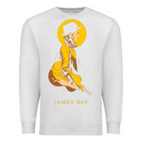 Oatmeal Heather james bay müsic Premium Sweatshirt - linhVisuals