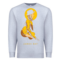 Heather Grey james bay müsic Premium Sweatshirt - linhVisuals