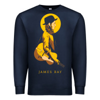 Navy james bay müsic Premium Sweatshirt - linhVisuals