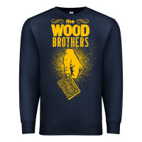 Navy the wood brothers blues Premium Sweatshirt - linhVisuals