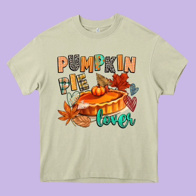Pumpkin Pie Lover Heavy Core Tee Designed By Cowgirlartshop