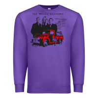 Purple the wood brothers blues Premium Sweatshirt - linhVisuals