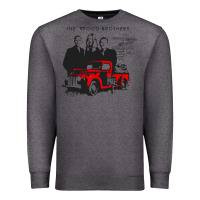 Charcoal Heather the wood brothers blues Premium Sweatshirt - linhVisuals