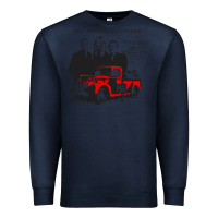 Navy the wood brothers blues Premium Sweatshirt - linhVisuals