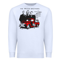 White the wood brothers blues Premium Sweatshirt - linhVisuals
