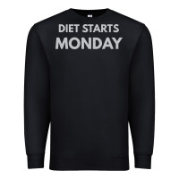 Diet Starts Monday Premium Sweatshirt | Teevron