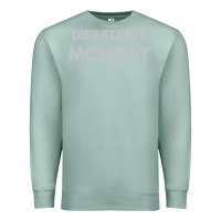 Seafoam diet starts monday Premium Sweatshirt - linhVisuals