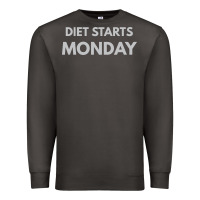 Smoke diet starts monday Premium Sweatshirt - linhVisuals