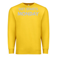 Lemon diet starts monday Premium Sweatshirt - linhVisuals