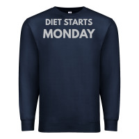 Navy diet starts monday Premium Sweatshirt - linhVisuals