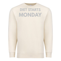 Sandshell diet starts monday Premium Sweatshirt - linhVisuals