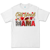 White One loved mama valentines day Premium Tee - HowdyJamesFarm