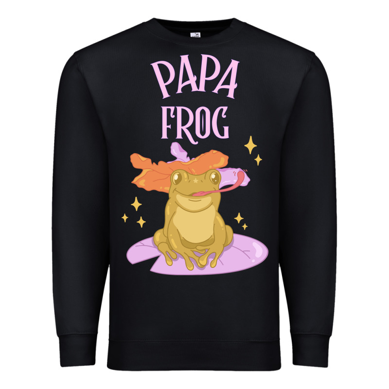 Papa Frog Premium Sweatshirt by linhVisuals | Teevron