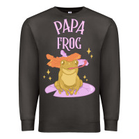 Smoke papa frog Premium Sweatshirt - linhVisuals