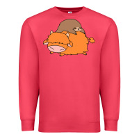 Cardinal sloth and highland cow Premium Sweatshirt - linhVisuals