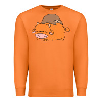 Carrot sloth and highland cow Premium Sweatshirt - linhVisuals