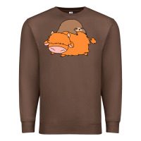 Chestnut sloth and highland cow Premium Sweatshirt - linhVisuals