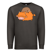 Smoke sloth and highland cow Premium Sweatshirt - linhVisuals