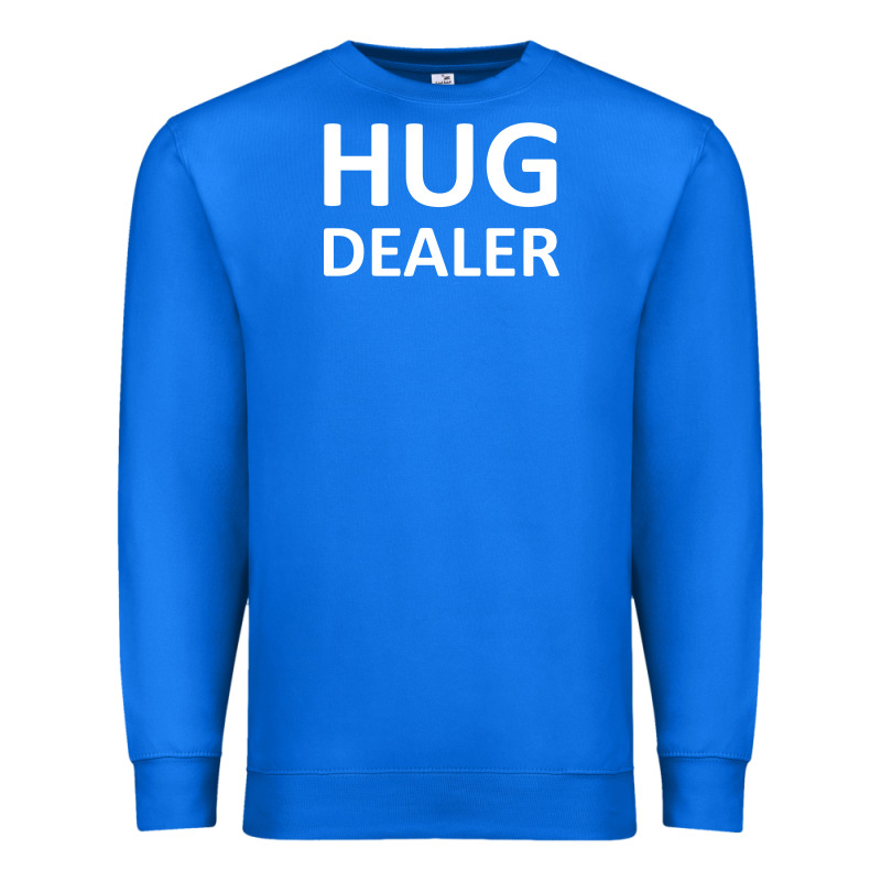 Hug Dealer Premium Sweatshirt by linhVisuals | Teevron