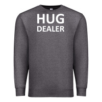 Charcoal Heather hug dealer Premium Sweatshirt - linhVisuals