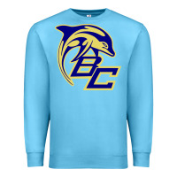 Ocean Blue battery creek high school, beaufort Premium Sweatshirt - linhVisuals