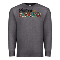 Charcoal Heather blessed teacher Premium Sweatshirt - JahusDesignShop