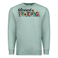 Seafoam blessed teacher Premium Sweatshirt - JahusDesignShop