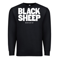 Black black sheep Premium Sweatshirt - linhVisuals
