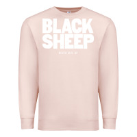 Pale Pink black sheep Premium Sweatshirt - linhVisuals