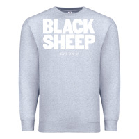 Heather Grey black sheep Premium Sweatshirt - linhVisuals
