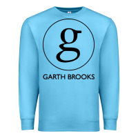 Ocean Blue garth brooks Premium Sweatshirt - linhVisuals