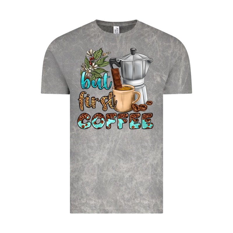 Coffee Cups But First Coffee Bbs Vintage Tee by BundleAndBundleShop | Teevron