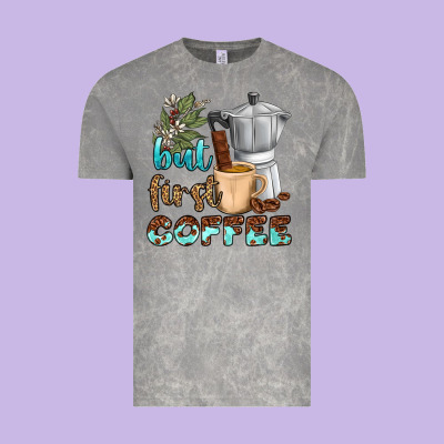 Coffee Cups But First Coffee Bbs Vintage Tee Designed By Bundleandbundleshop