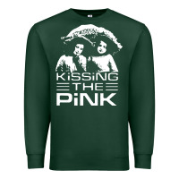 Sports Green gift for men kissing the pink Premium Sweatshirt - linhVisuals