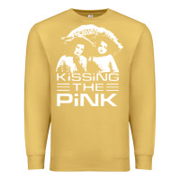 Antique Gold gift for men kissing the pink Premium Sweatshirt - linhVisuals