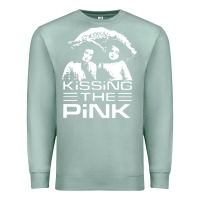 Seafoam gift for men kissing the pink Premium Sweatshirt - linhVisuals